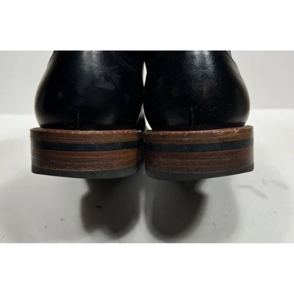 Beckett Simonon Split Toe Derby Men's Size 10.5 Black Leather Shoes 15641